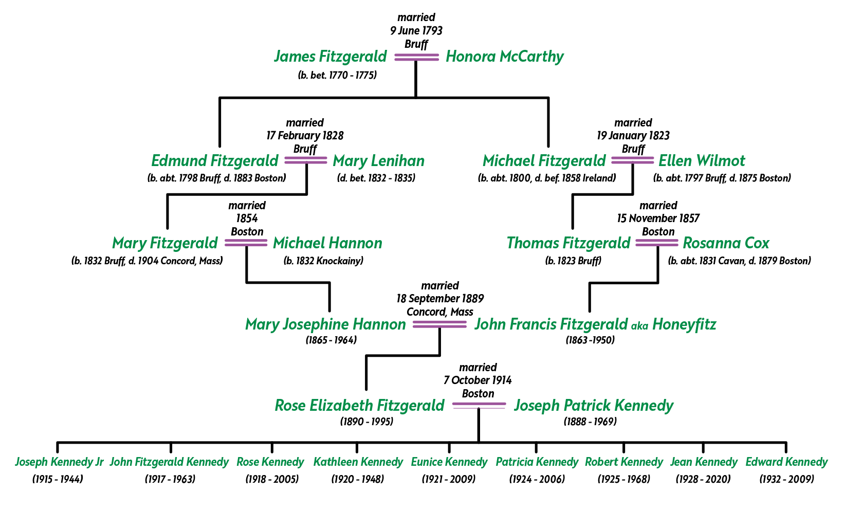Fitzgerald Family Tree
